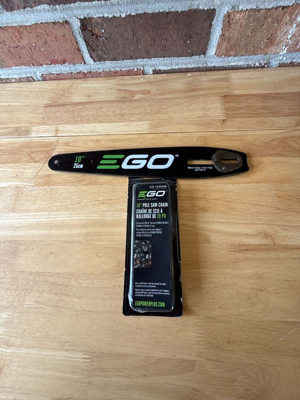 EGO 10-Inch Pole Saw Chain and Replacement Bar Set